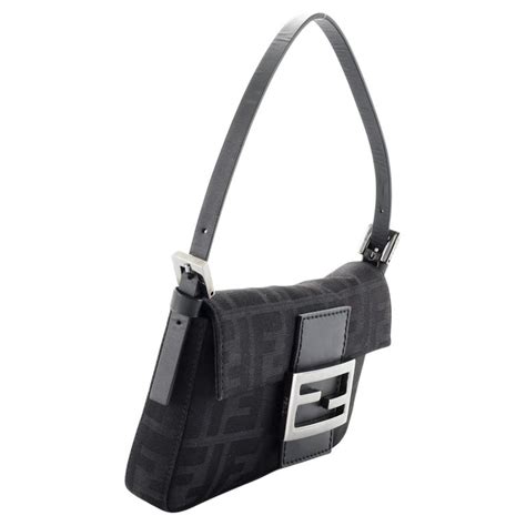 fendi zucca canvas black